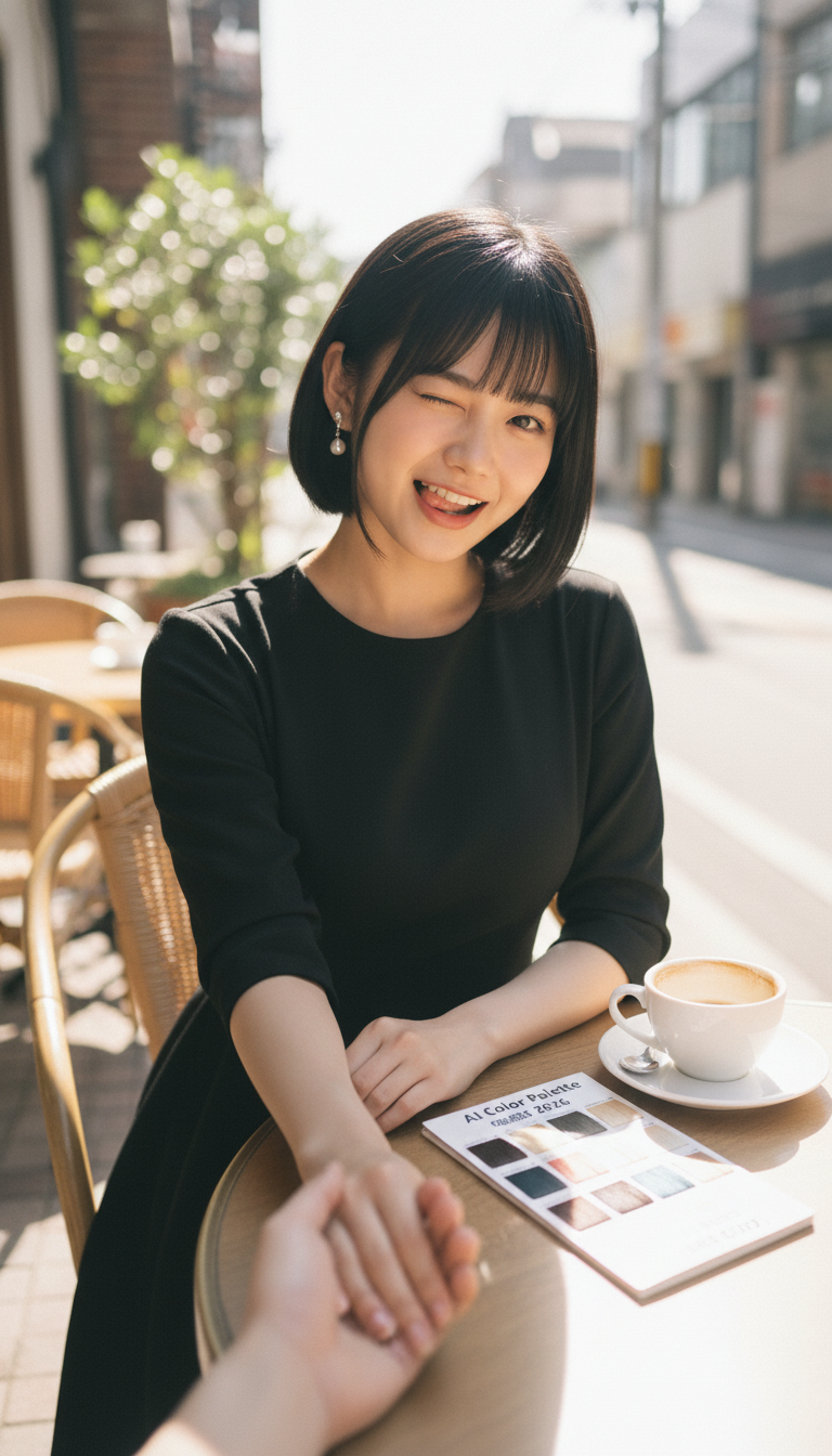 AIパーソナルカラー診断 髪色 セルフ 2026 - lifestyle photo