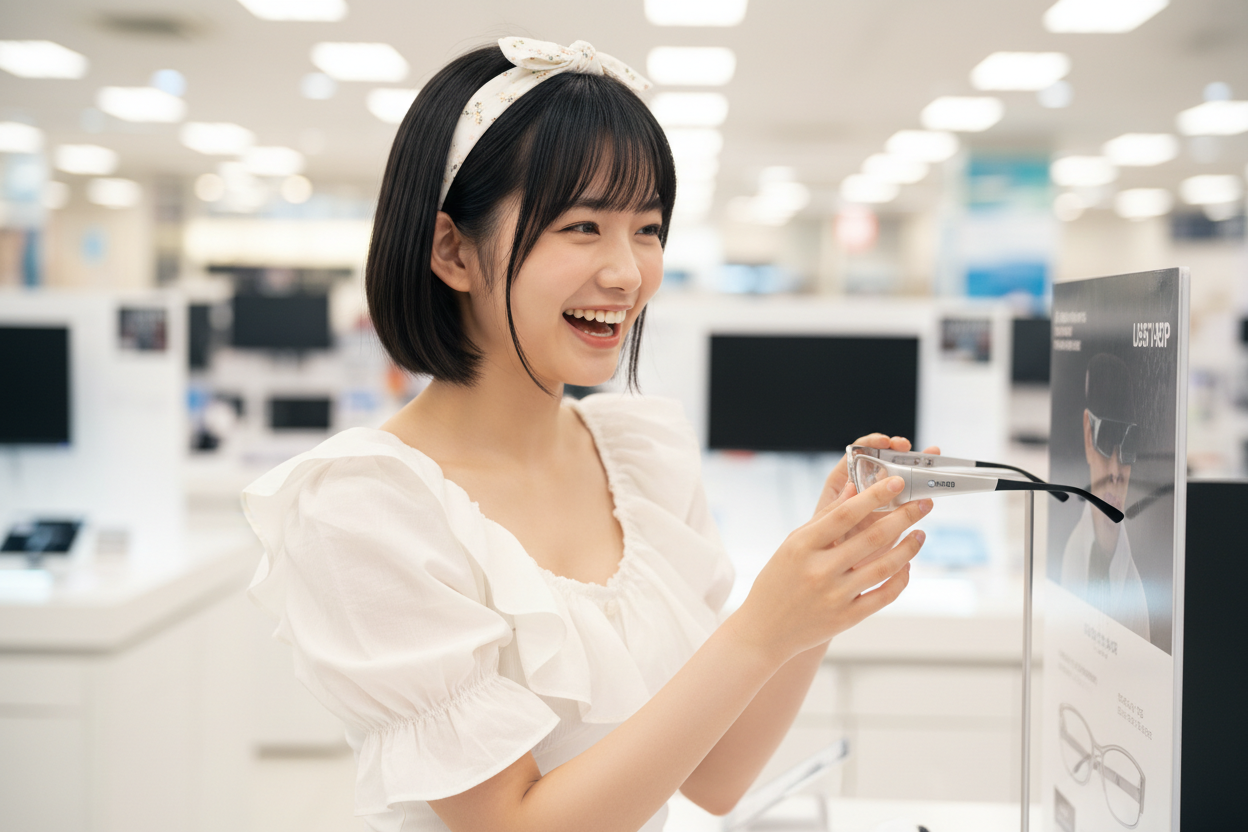 スマートグラス 2026 日常使い 視力補正 - lifestyle photo